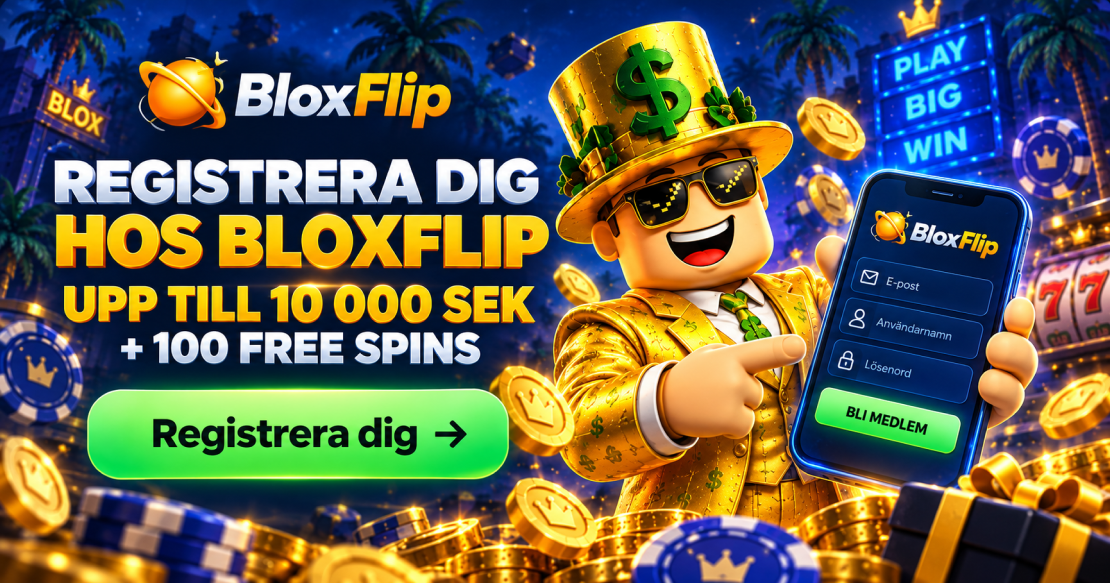 Registrera dig hos BloxFlip Casino